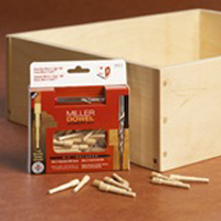 Miller Dowel 100 Pack of Mini Stepped Oak Dowels — Taylor Toolworks